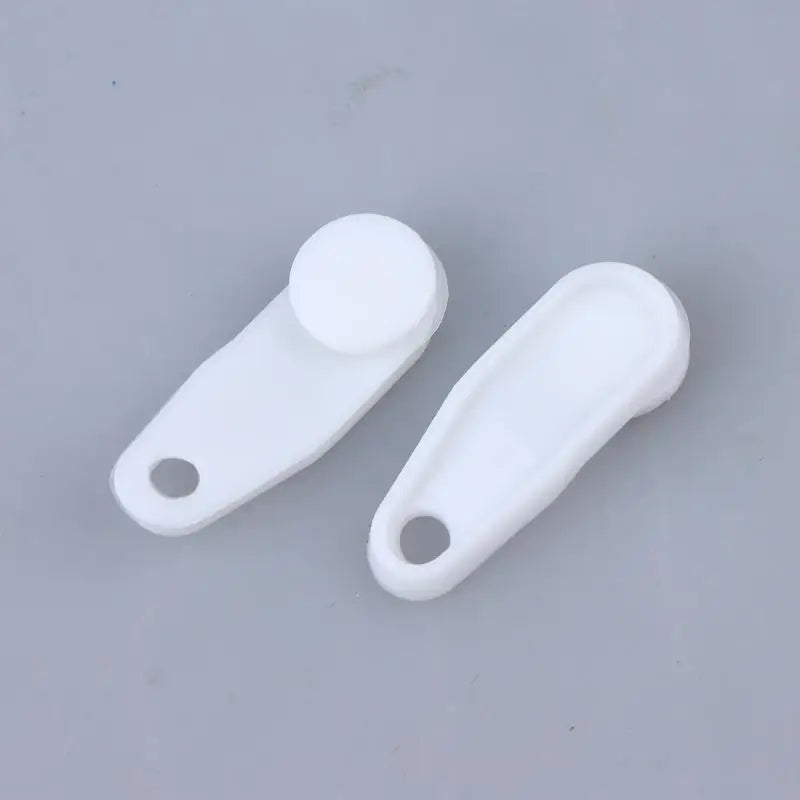 New 50Pcs Multifunction Drapery Hooks Plastic Curtain Track Clips Easy To Use Durable White Curtain Track Hooks Bedroom