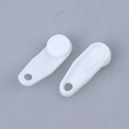 New 50Pcs Multifunction Drapery Hooks Plastic Curtain Track Clips Easy To Use Durable White Curtain Track Hooks Bedroom