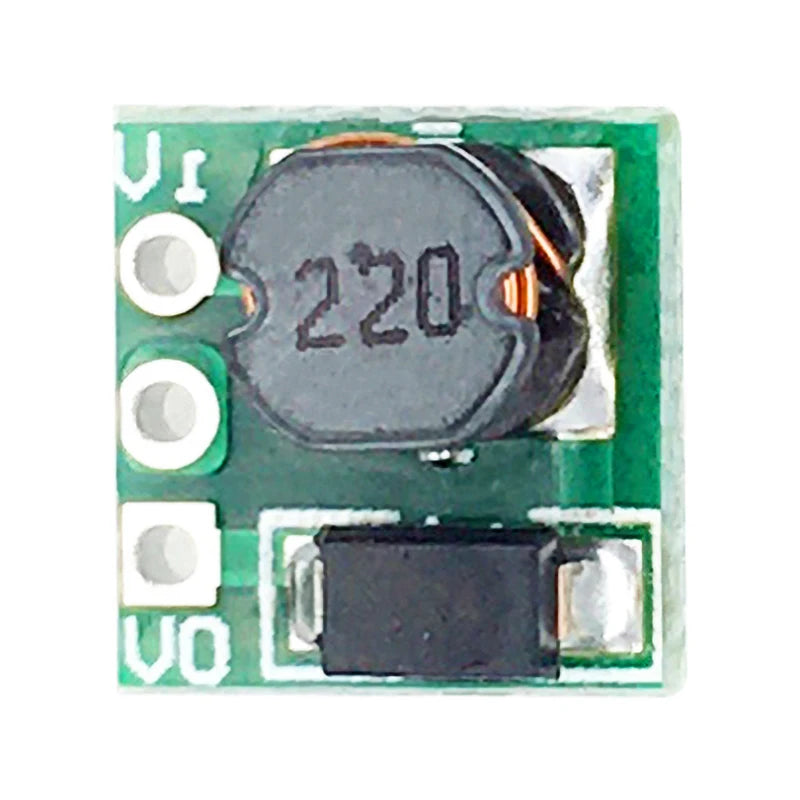 2pcs Mini DC-DC Step-Up Boost Converter Module 0.9–3.3V to 3.3V / 0.9–5V to 5V 500mA for Arduino