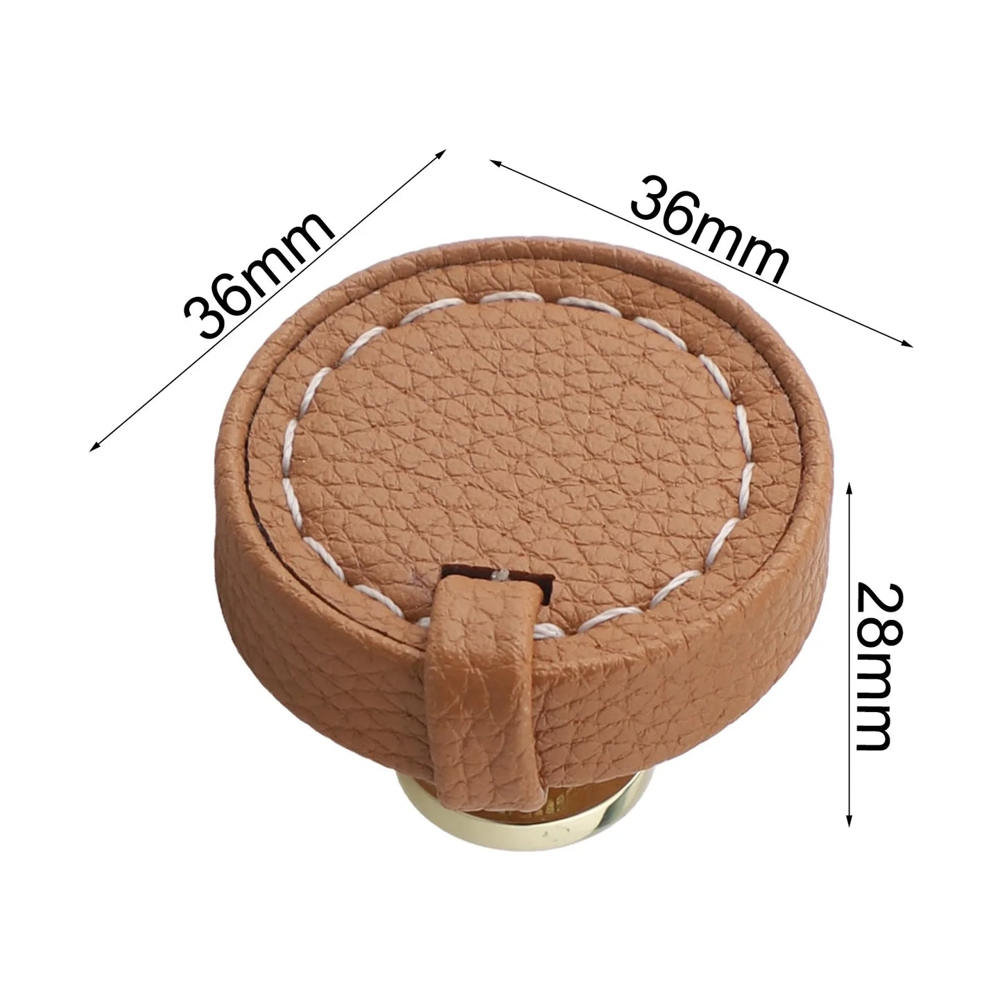 For Kitchen Cabinets Zinc Alloy Knobs Leather Drawer Pulls Stylish Furniture Pulls Sturdy Construction Stylish Furniture Accents