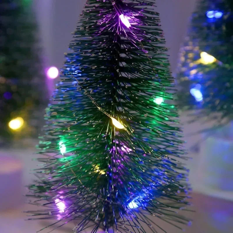 1/3PCS Christmas Tree Night Light Pine Needle String Lights Battery Powered for Home Desktop Decor New Year Party Gift Decor