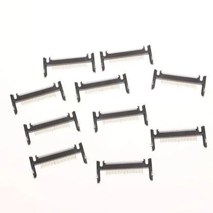 New 5Pcs 50Pin Arm Length 19.0 Patch Card Slot Connector On CF Card Holder Board Black/coffee
