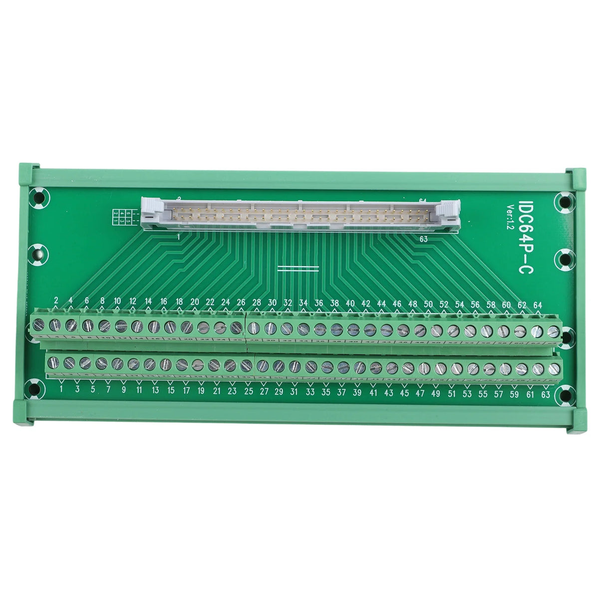 64 Pin Connector Terminal Block Connector Green Color IDC 64P Connecto ...