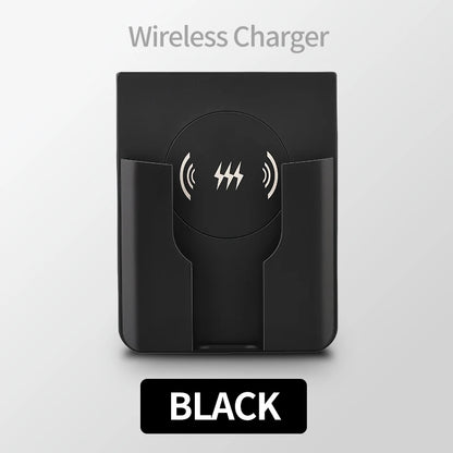 15W Wall Mount Wireless Charger Qi Universal Fast Charging Panel for iPhone Android Flush AC 110–220V In-Wall Phone Charger