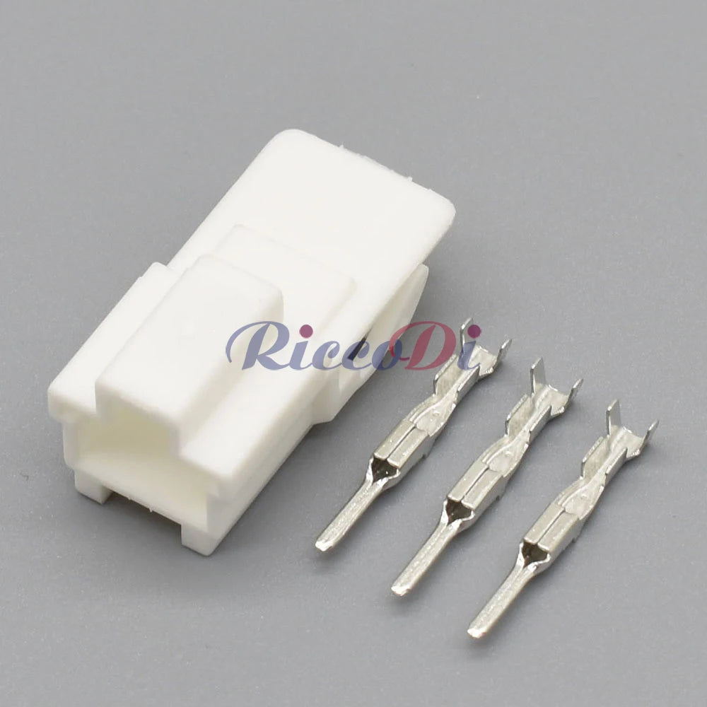 3-Pin Unsealed Auto Connector 7122-7830 / 7123-7830 Wiring Harness Socket with 15cm Wire