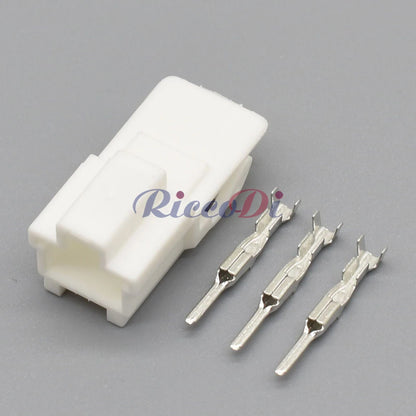 3-Pin Unsealed Auto Connector 7122-7830 / 7123-7830 Wiring Harness Socket with 15cm Wire