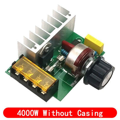 New 4000W Imports Of High-Power Thyristor Electronic Regulator Dimming Speed Thermostat Housing With Lnsurance