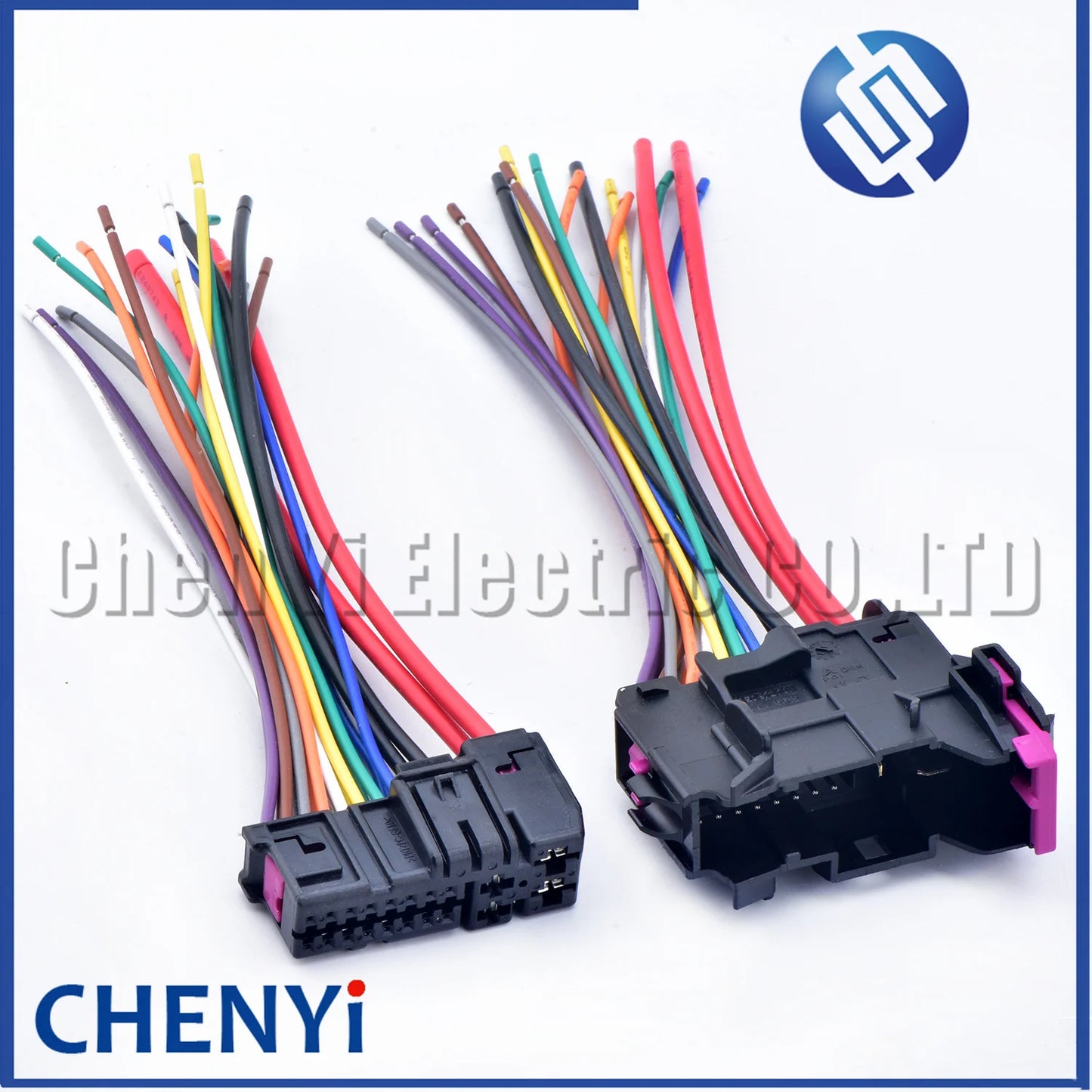 20 Pin Automobile Waterproof Front Door Connector Plug with Wire Harness 8E0972702 / 8E0972701 for Audi A4 A6L A3 A8 Q7 Q3 Q5