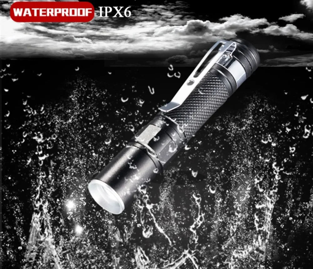 Mini XPE LED Flashlight Pen Light Waterproof Portable Keychain Torch