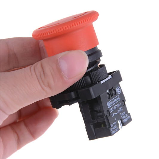 XB2-ES542 22mm NC Emergency Stop Push Button Switch – Red Mushroom Head