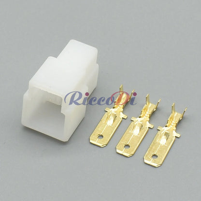 3 Pin 6.3mm Waterproof Automotive Connector DJ7031F-6.3-11 DJ7031F-6.3-21 Male Female