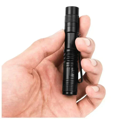 Mini Portable LED Pen Light with Clip Ultra Bright High Lumens Pocket Handheld Flashlight Torch for Camping Outdoor Emergency