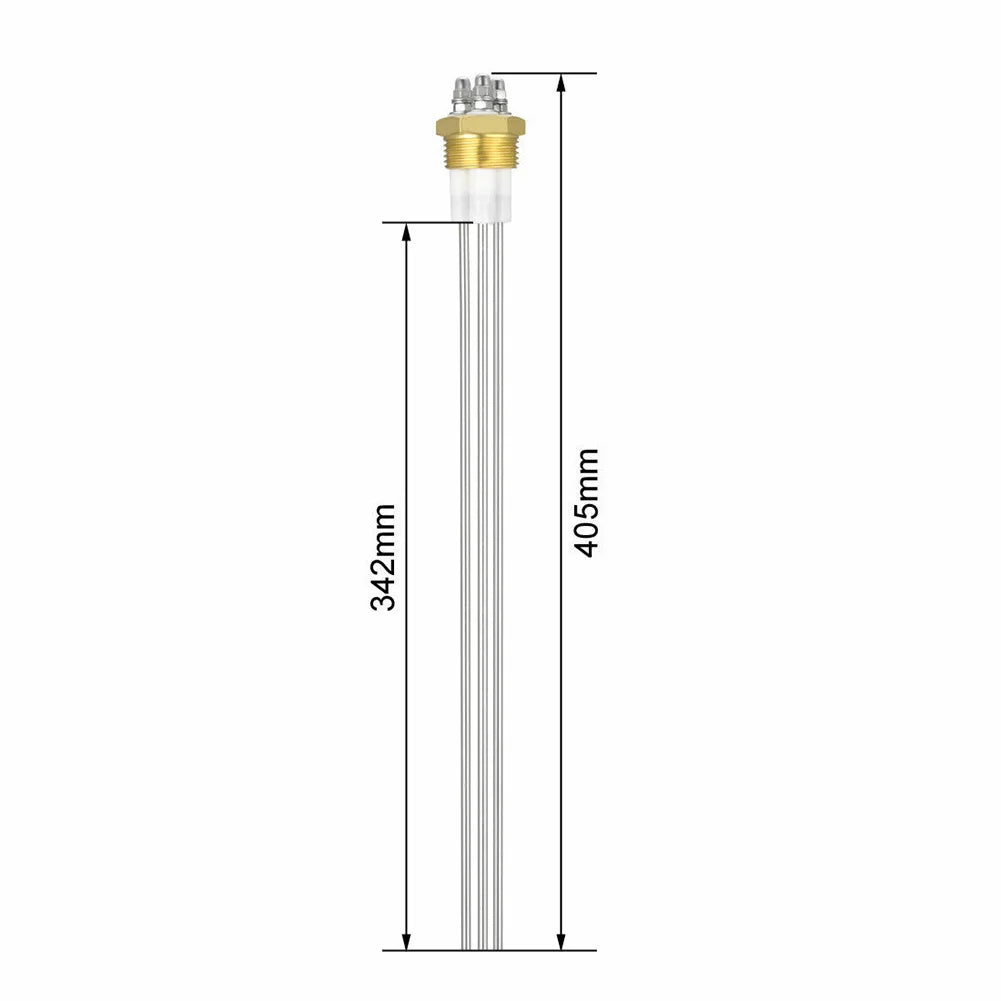 1pcs G1 Thread Water Level 3-Pin Liquid Indicator Electrode Probe For Steam Boiler Imported SUS304 Stainless Steel Electrode Pro