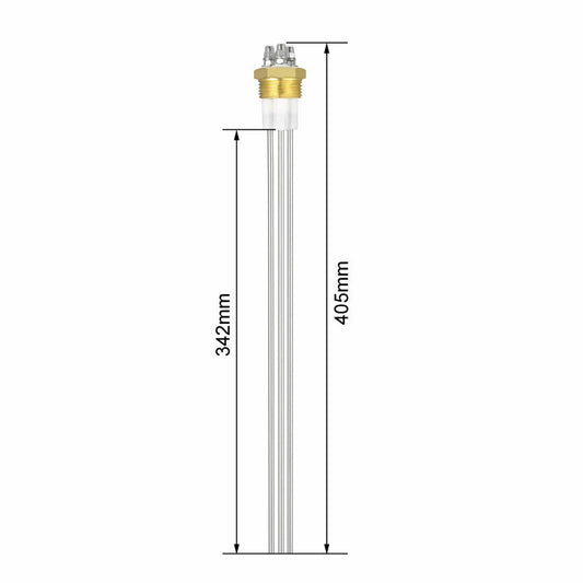 1pcs G1 Thread Water Level 3-Pin Liquid Indicator Electrode Probe For Steam Boiler Imported SUS304 Stainless Steel Electrode Pro