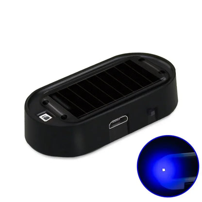 Solar Powered Fake Security Alarm LED Flashing Anti-Theft Light 2/1PCS