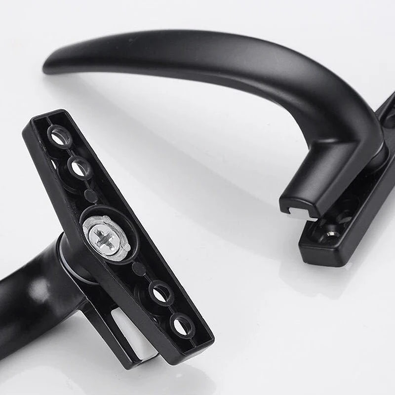 New Thickenin Aluminum Alloy Window Handle Push Out Swing Door And Window Single Point Handle Window Lock Seven Character Handl