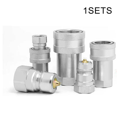 Quick Release Fitting ISO7241-A NPT ISO A Hydraulic Coupling Connector 1/4" 3/8" 1/2" 3/4" NPT1  Quick Change Interface