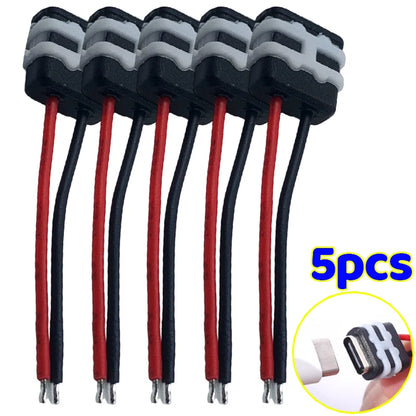 2 Pin Waterproof USB C Panel Mount Connector for Auto & Smart Devices