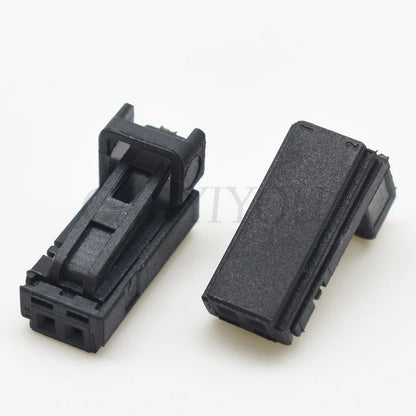 Automotive License Plate Lamp Wire Harness Socket with Terminal Compatible with 1-1534113-1 1534155-1 4B0971832 4E0972575