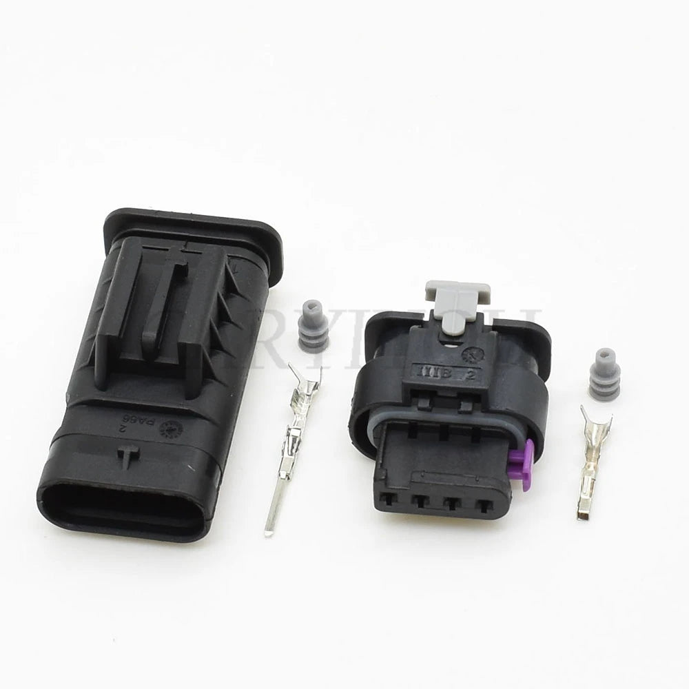 4 Pin Female Male Auto Cable Plug Water Temperature Sensor Connector Socket 1718657-1 for Heavy Machinery
