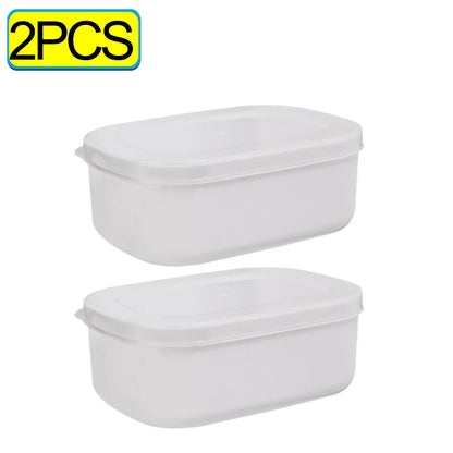 Food Sealed Crisper Refrigerator Food Vegetable Fruit Storage Container Rice Packaging Box Thermostability Kitchen Storage Boxes