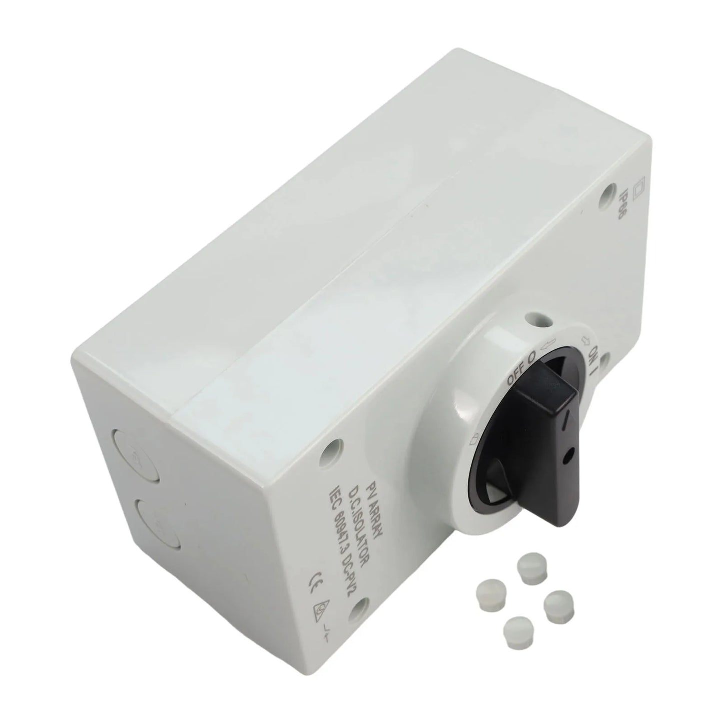 50 60HZ Isolation Switch Isolation Switch From 300V To 1000V Gray Plastic Silver Contacts 32A 1000V Above 440V