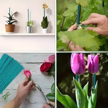 Plant Support Sticks Canes Bamboo Plants Stakes Potted Plants Tomato Sticks Supports Flower Sticks Climbing Plant Garden Tools