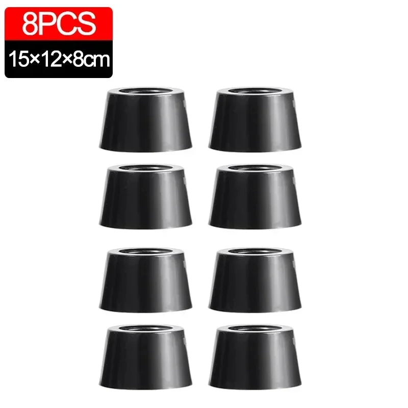 8/40Pcs Rubber Pads Floor Protectors Table Chair Furniture Leg Cover Speaker Cabinet Bottom Black Tips Absorber Non-slip Gasket