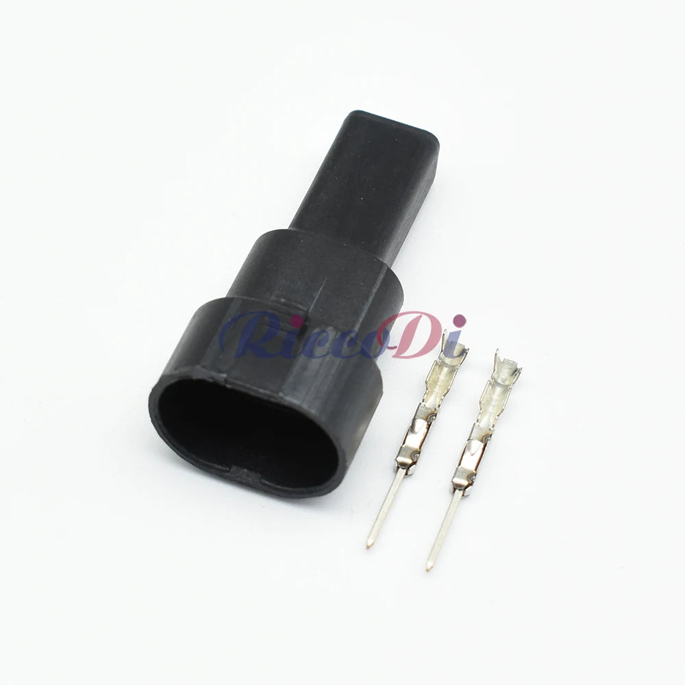 2 Pin Male Female Water Temperature Sensor Plug Waterproof Connector Compatible with GM 12162197 12162195 12162193