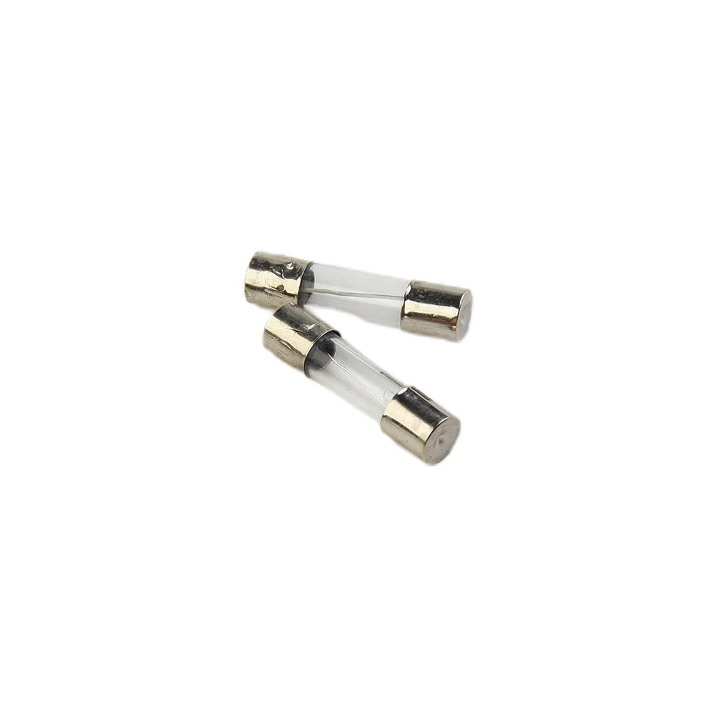 100pcs Insurance Tube Glass Fuses Kit Household 0.2A-20A 100pcs 16*12*2.1cm 250V High Quality Standard Fast Blow