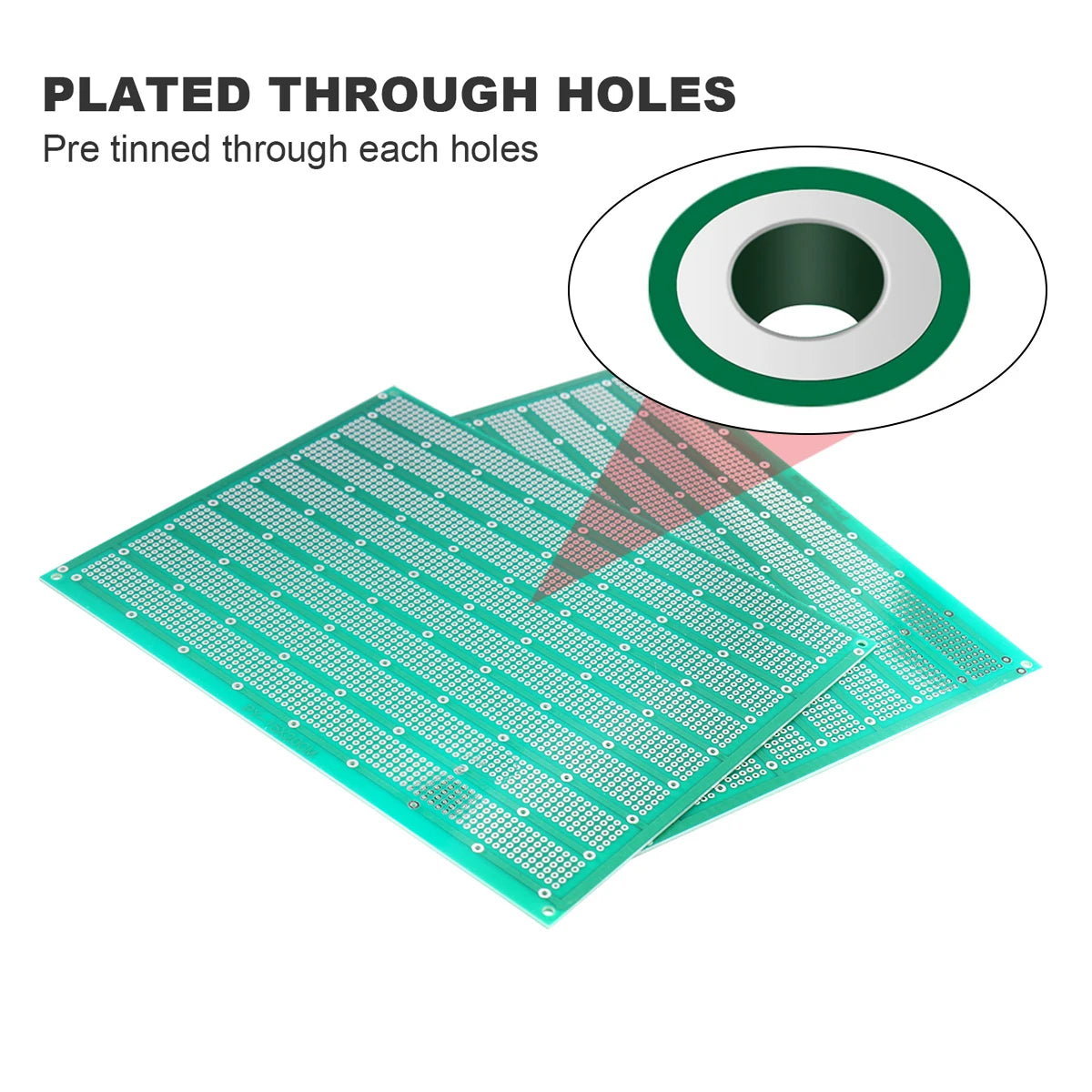 PCB Prototype Board 15x20cm Single-Side 2.54mm Pitch Universal DIY Soldering Plate