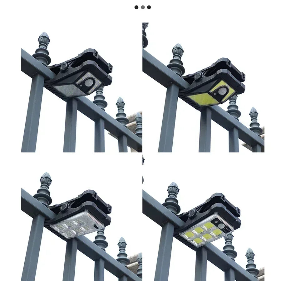 2PCS LED Solar Motion Sensor Lights IP65 Waterproof Security Lamp