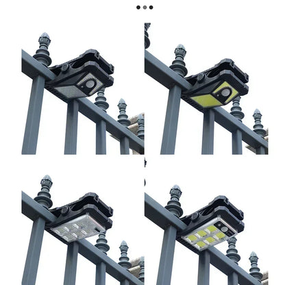 2PCS LED Solar Motion Sensor Lights IP65 Waterproof Security Lamp