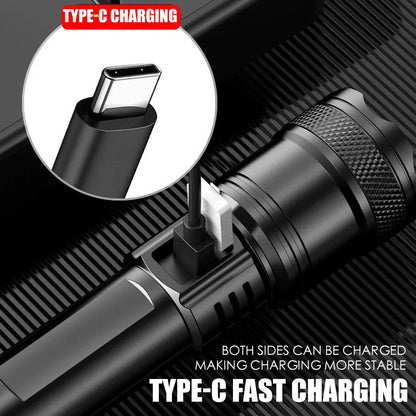 Ultra Bright LED Flashlight T6 Rechargeable Tactical Clip Torch