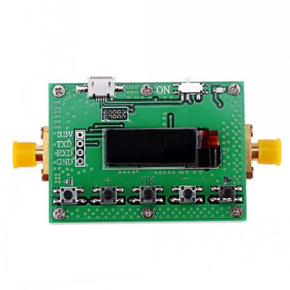 6G Digital Programmable Attenuator 30DB Step 0.25 RF Module LF-6GHz 30DB Step Size 0.25DB OLED Display SMA 0-31.75dB