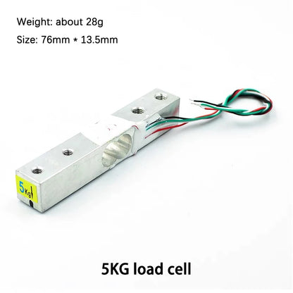 Small Range Weighing Pressure Sensor Module with HX711AD for 1-20kg Measurement