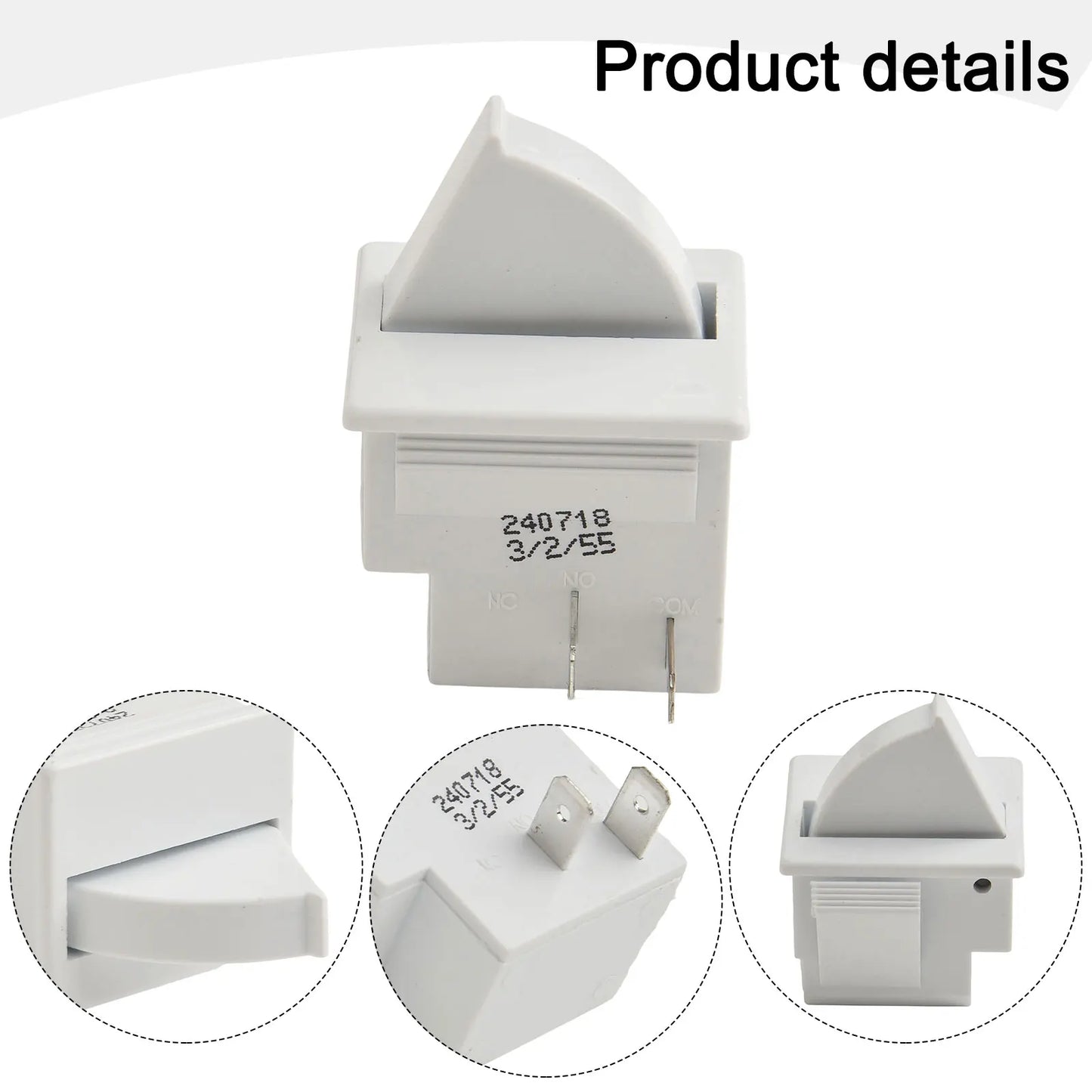 3 Pin Light Switch Fridge Light Switch Home Appliance Repair Size As Shown In The Picture 50,000 Times Lifespan