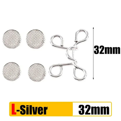 Adjustable Waist Extender Button Set for Jeans No-Sew Buckle 5/1Set