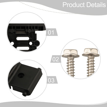 Skimmer Mount Black Transducer Mount 1 Set Included Adjustable Angle Design Marine-grade Material For XNT Sensors