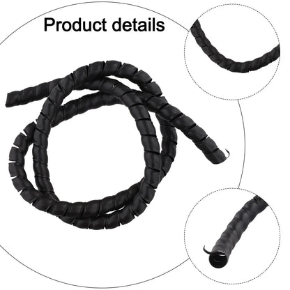 Spiral Wire Protector Hose Tube 1Meter for Cable Management and Protection in Home Office and Workshop Environments