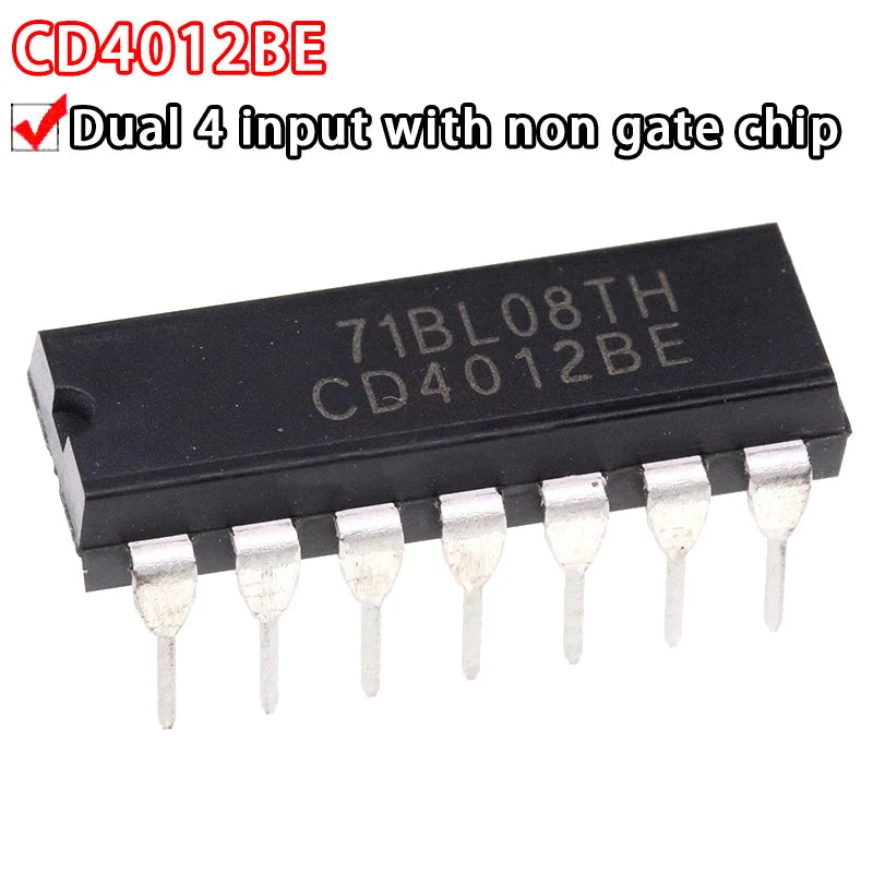 5PCS CD4000 Series DIP-14 Digital Logic IC Chip Set CD4001BE–CD4066BE