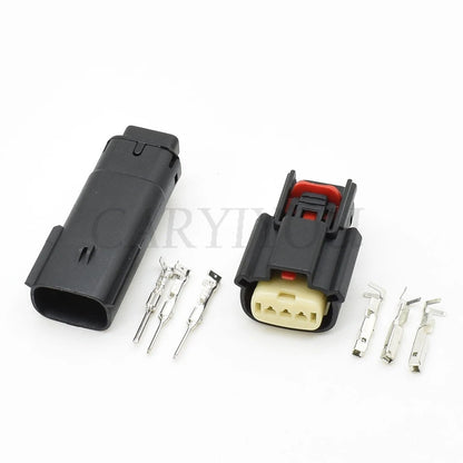 3-Pin 1.2mm Steering Booster Pump Connector 33471-0301 33471-0306 DJ7038W-1.5 PA66 for Ford