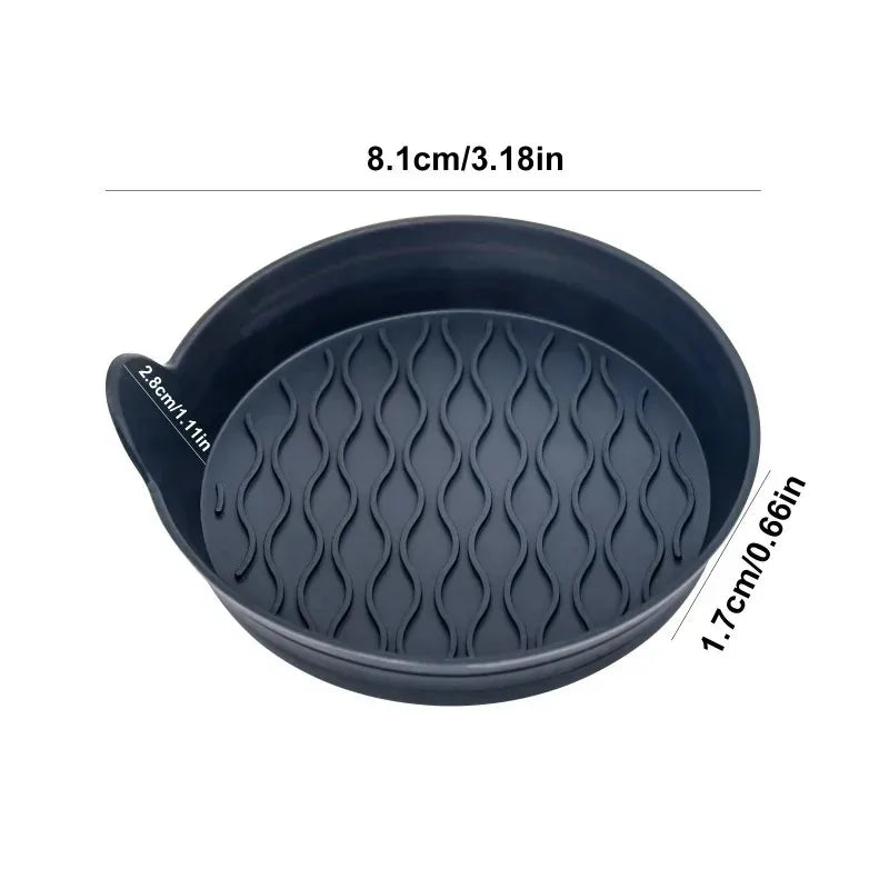 Non-Slip Car Coaster Universal Silicone Mat for Car Water Cup Auto Anti-Slip Cup Pad Drink Holder Mat Decoration Accessories
