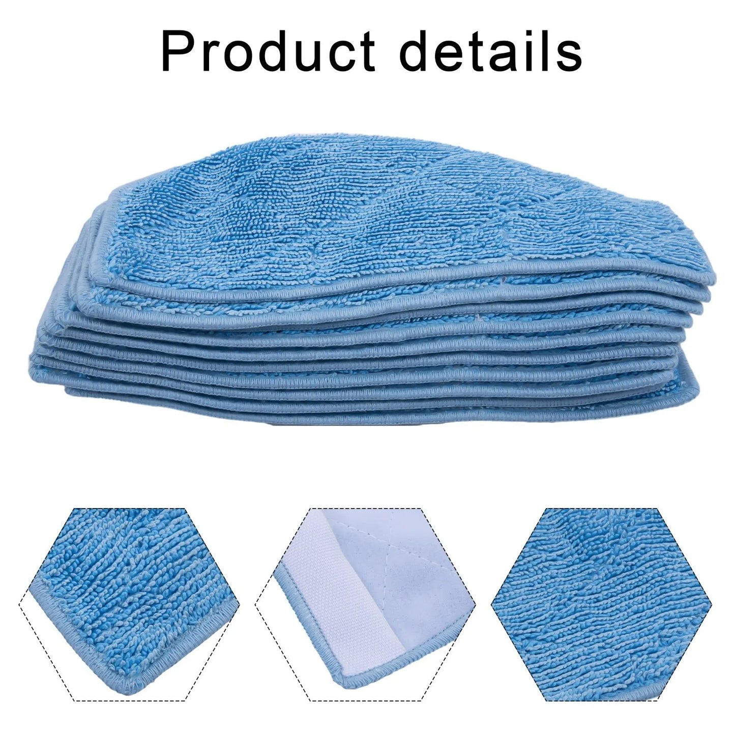 Washable Microfiber Replacement Mop Pad for Tikom G8000 Pro for Honiture for G20 Automatic Floor Cleaner Cleaning Cloth