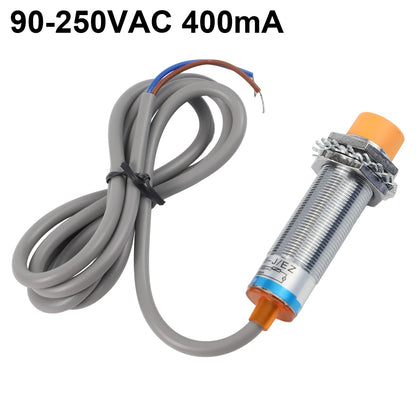 LJ18A3-8-J/EZ AC 90-250V 2-Wire Inductive Proximity Sensor Switch with 8mm Sensing Distance for Metal Object Detection