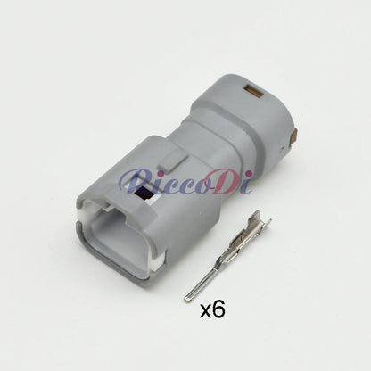6-Pin Waterproof Connector MG614130-4 / MG644483-4 — Toyota Sealed Wiring Harness Plug