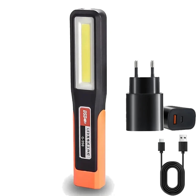 LED Work Light with Magnet COB Garage Mechanic Maintenance Lamp