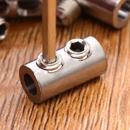 Steel Wire Rope Cable Clamp – Waterproof Metal Copper Adjustable Fixed Clip Crimp Ring Sling Fastener (1/50PCS)