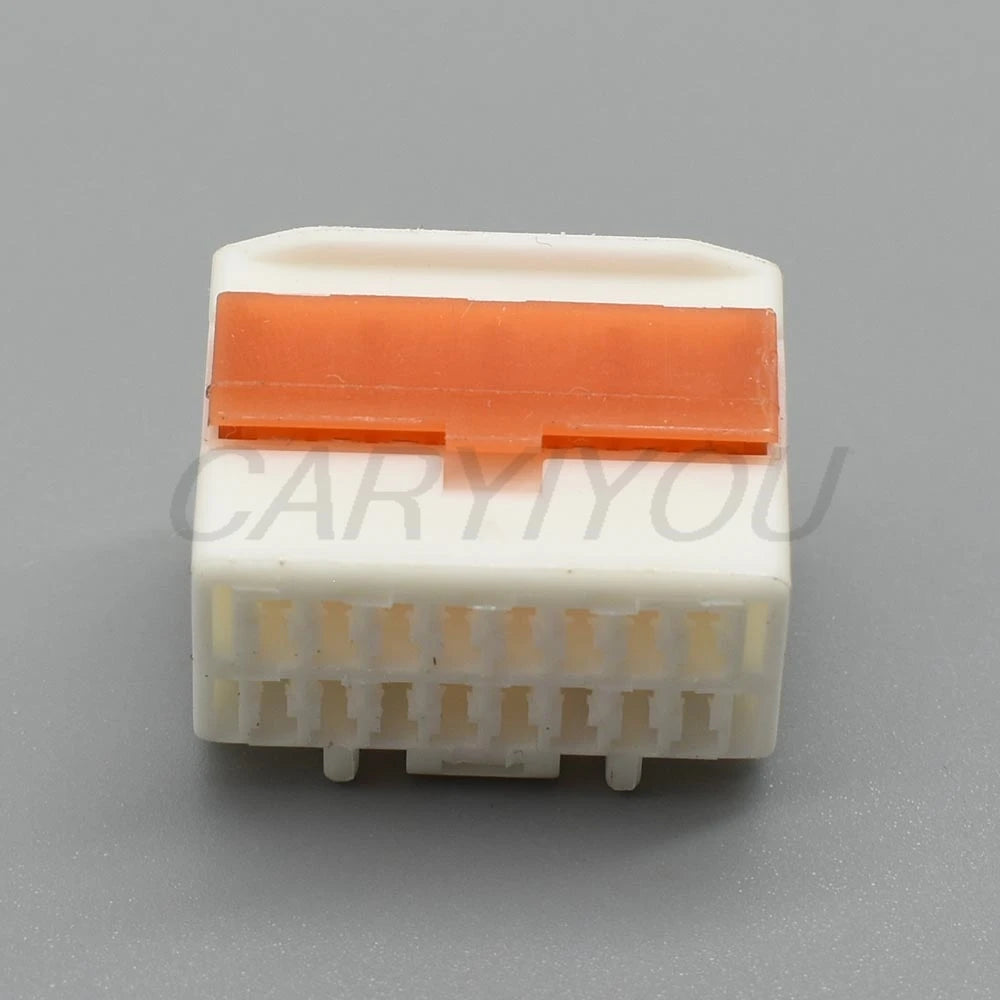 Female 8 Pin Automotive Unsealed Connector White 6098-1624