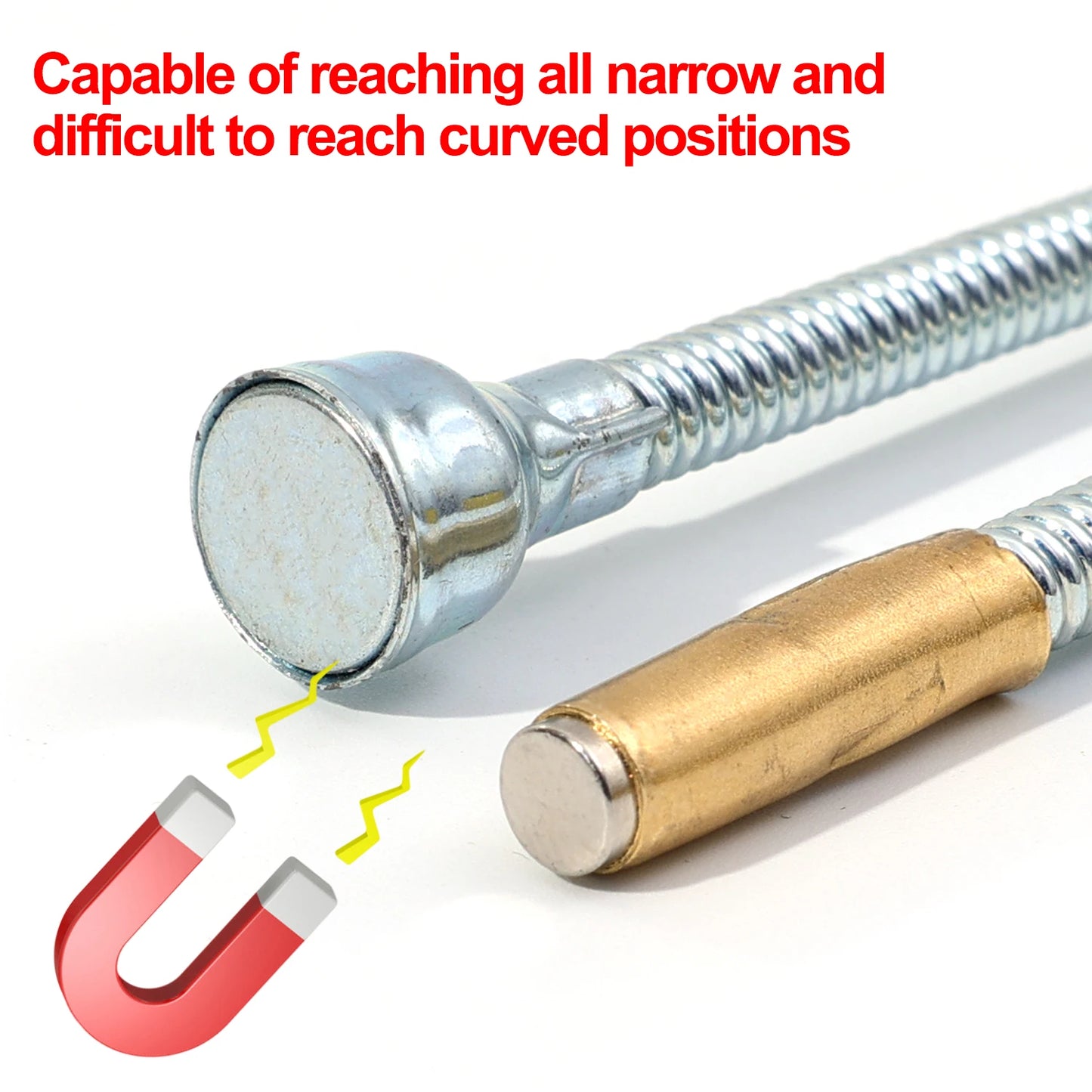 Foldable Magnetic Pickup Tool Flexible Grabber Magnet Tool